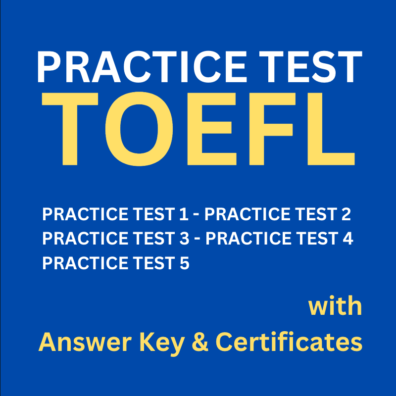 Latihan Tes TOEFL Gratis Online Bersertifikat dengan Kunci Jawaban